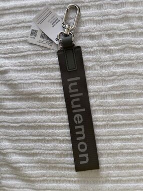 lululemon athletica Sage Green/White Opal Never Lost  Keychain